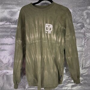 Walt Disney World Green Tie Dye Spirt Jersey
